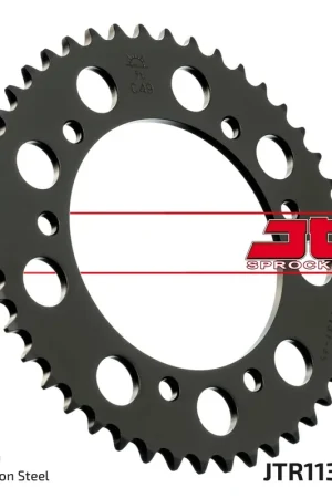 JT SPROCKETS - REAR STEEL 45T, 420 - Sprockets - Compatibiliteit met Aprilia Rx 50 Betaalbaar
